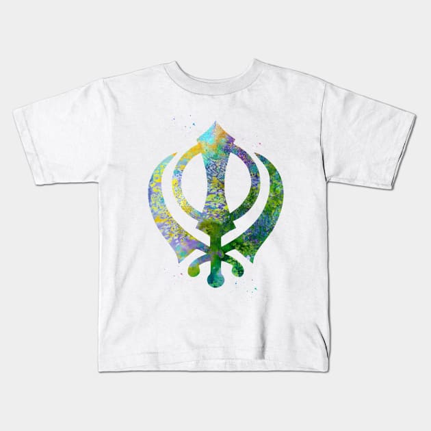 Khanda Kids T-Shirt by erzebeth